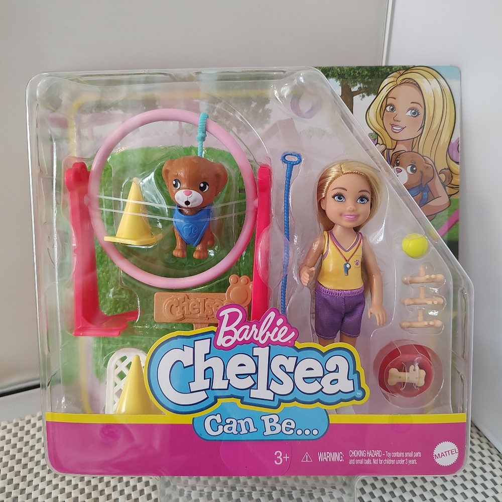 Barbie Chelsea Can Be Dog Trainer Doll NWT